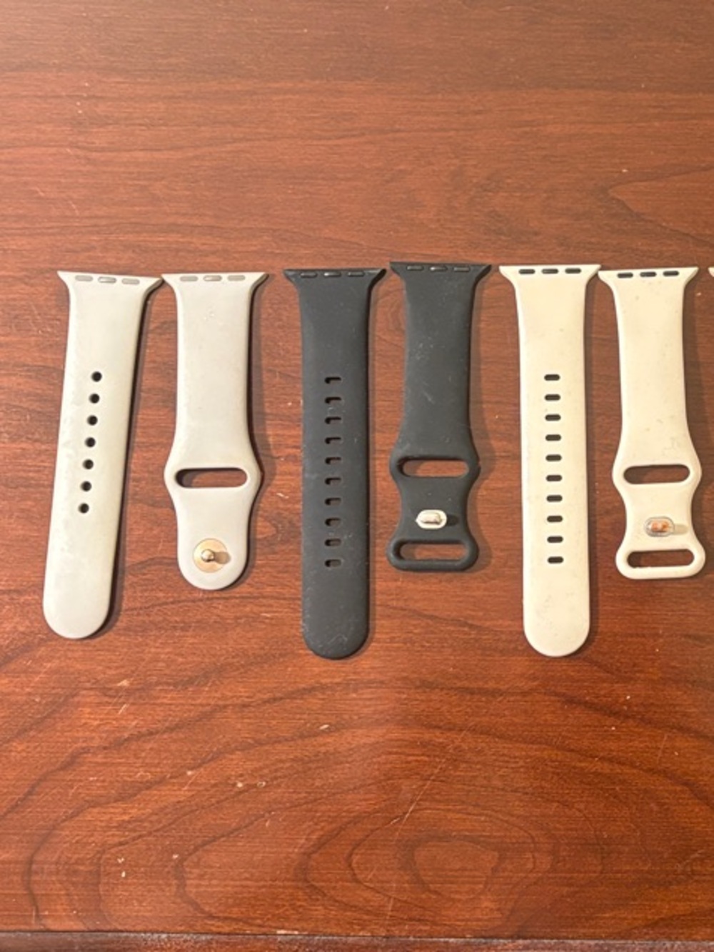 Assorted Silicone Watch Bands - Neutral & Black